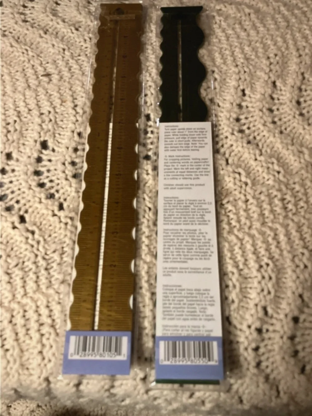 Plaid paper cutters craft essentials fancy edge paper ruler cutters new